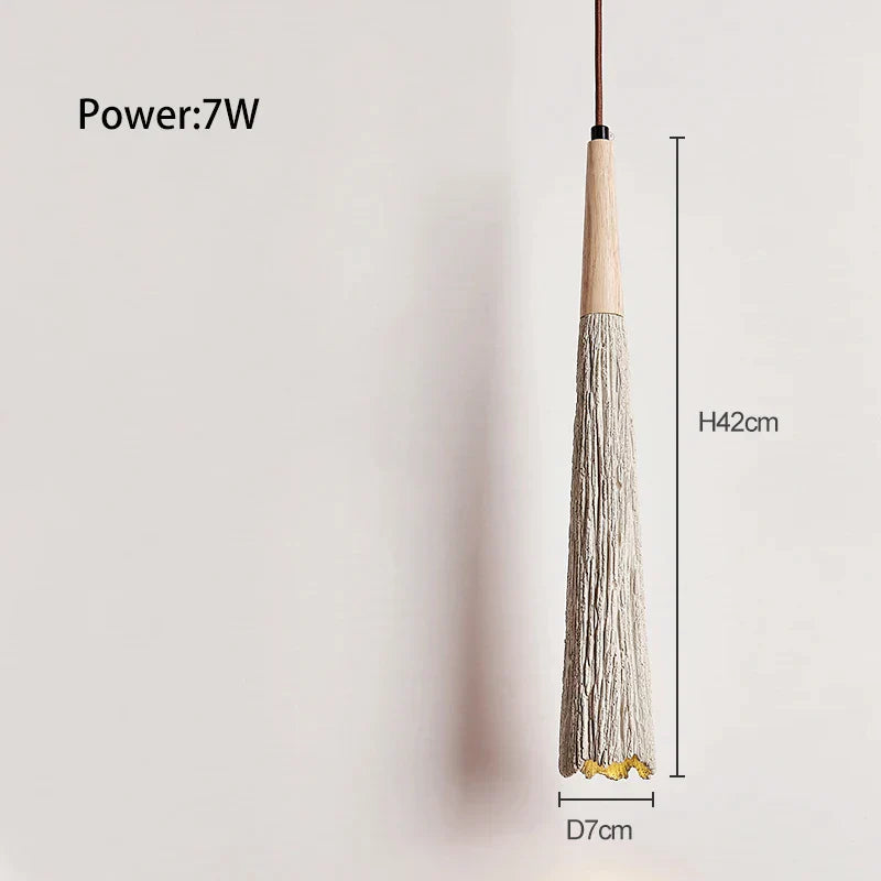 DecorBites™ LED Cement Cream Chandelier Pendant Lamp for Bedroom Bedside and Bar