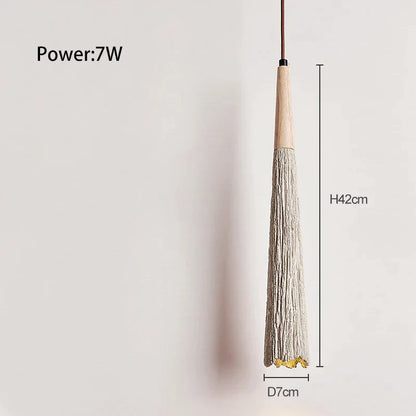 DecorBites™ LED Cement Cream Chandelier Pendant Lamp for Bedroom Bedside and Bar