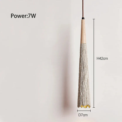 DecorBites™ Cement Cream LED Chandelier for Bedroom Bedside and Front Desk Lighting