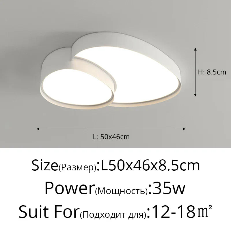 DecorBites™ Cloud Ceiling Lights: Modern & Simple Recessed LED Lamp for Living Room, Bedroom, Study