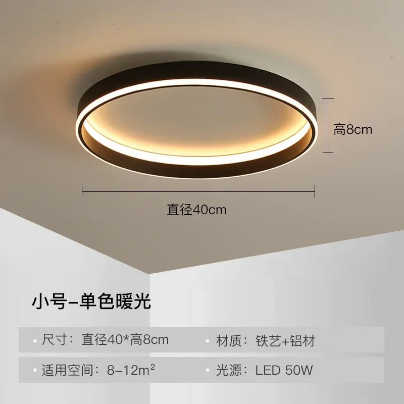 DecorBites™ Circular LED Ceiling Lights for Home Decor and Indoor Lighting