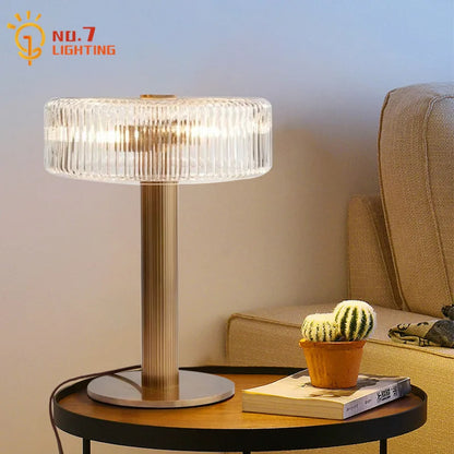 DecorBites™ Glass Table Lamp LED G4 Luxury Minimalist Modern Light Fixtures for Home Decor