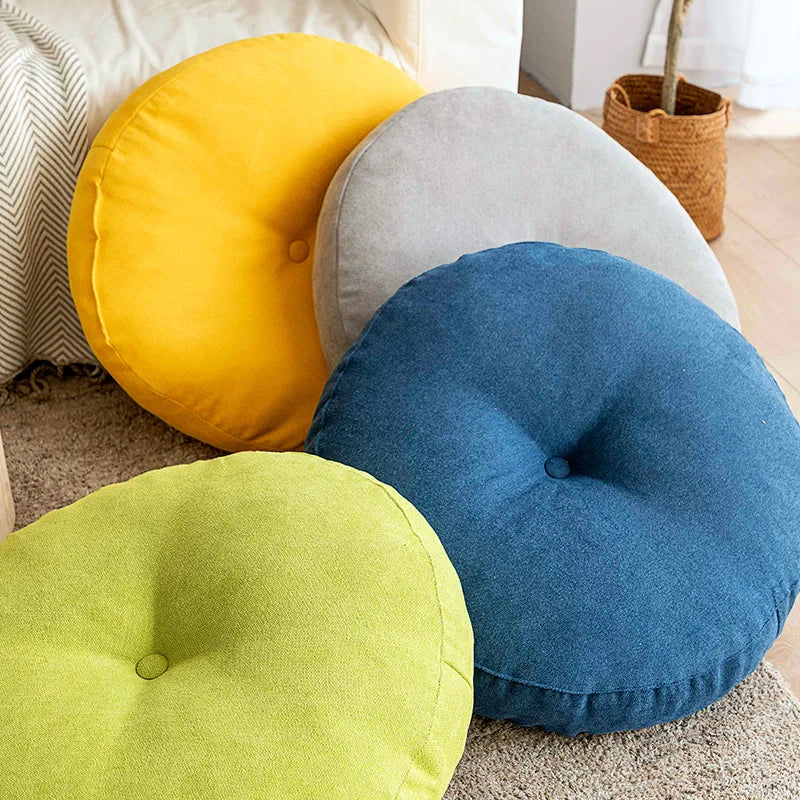 Decobites Round Seat Pillow for Meditation Yoga Sofa Chair Bed Pouf