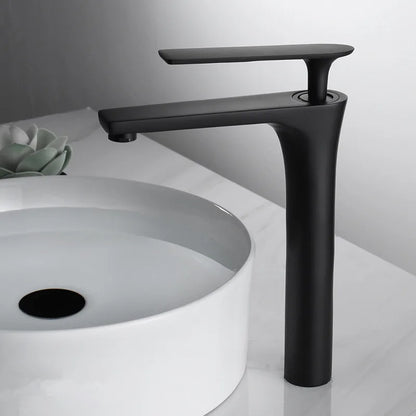 DecorBites™ Brushed Gold Brass Basin Faucet Cold Hot Water Mixer Sink Tap Black/Chrome