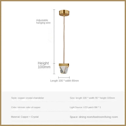 Lámparas colgantes LED de cristal DecorBites™ para iluminación decorativa del hogar