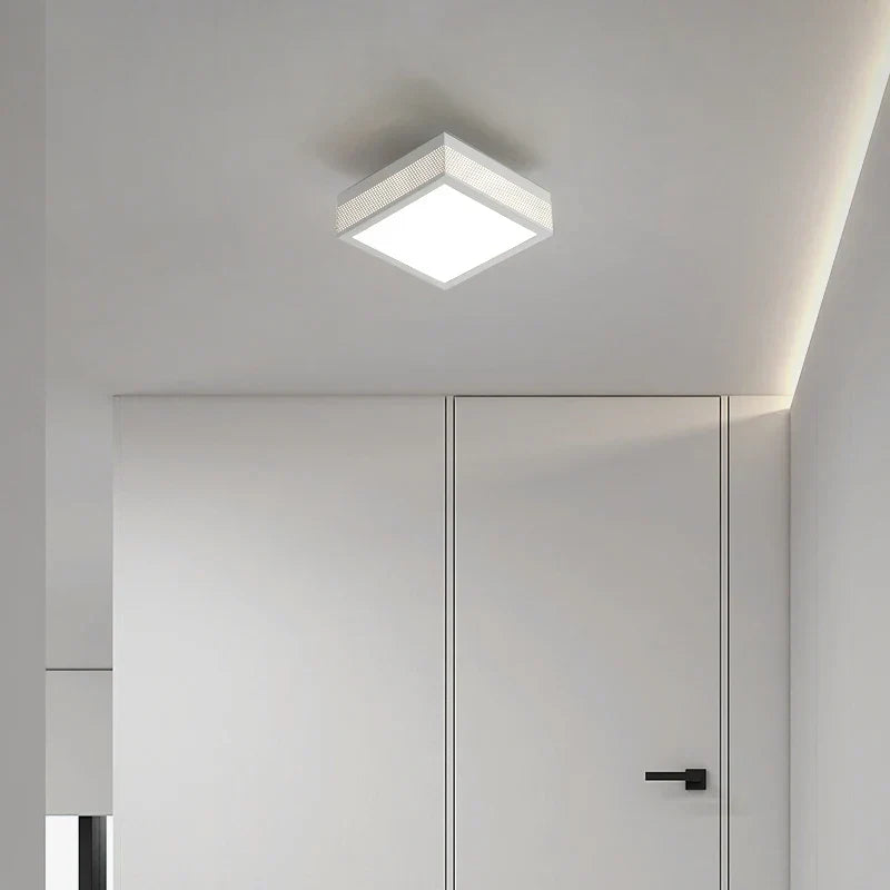 ديكوربايتس™ مصابيح سقف LED باللونين الأسود والأبيض، وحدات إضاءة حديثة وبسيطة لغرفة النوم والدراسة