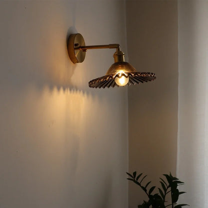 DecorBites™ LED Green Glass Wall Light for Home Decor, Japanese Style, Bedroom, Living Room