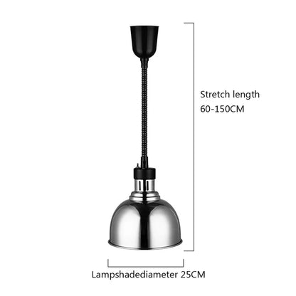 DecorBites™ Industrial Electric Heat Lamp for Food Heating Chandeliers