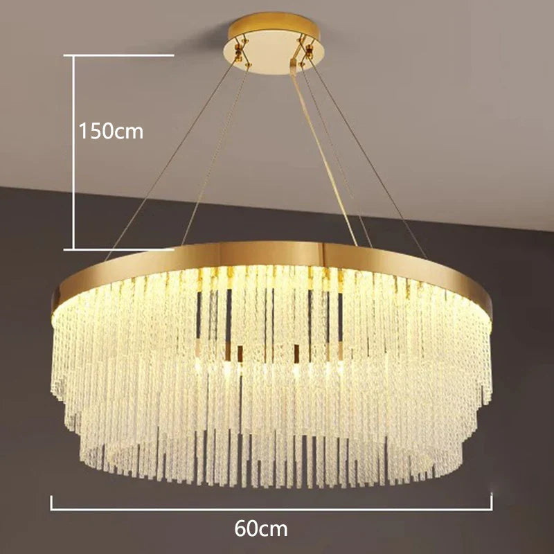 Bronze Industrial LED Chandelier
