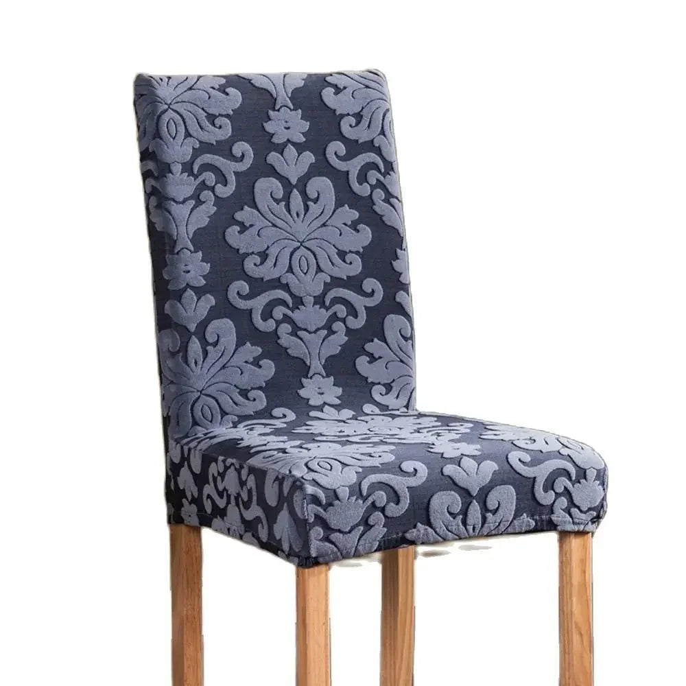 Decobites 3D Embossed Print Spandex Chair Cover Slipcovers - Stretch, Elegant, Durable