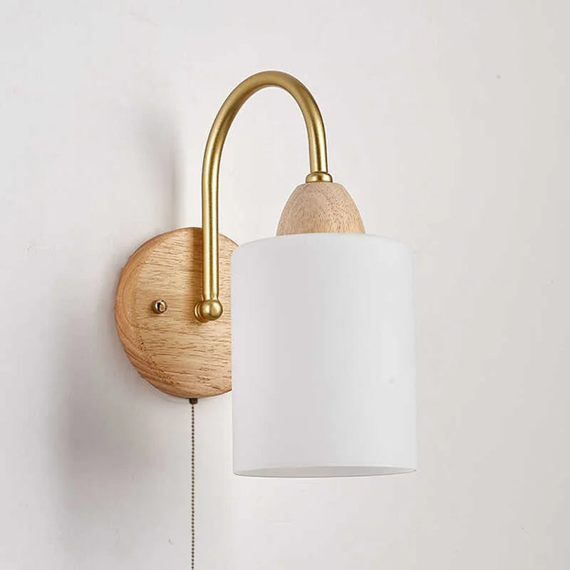 DecorBites™ LED Pull Chain Wall Lights for Bedroom Decor