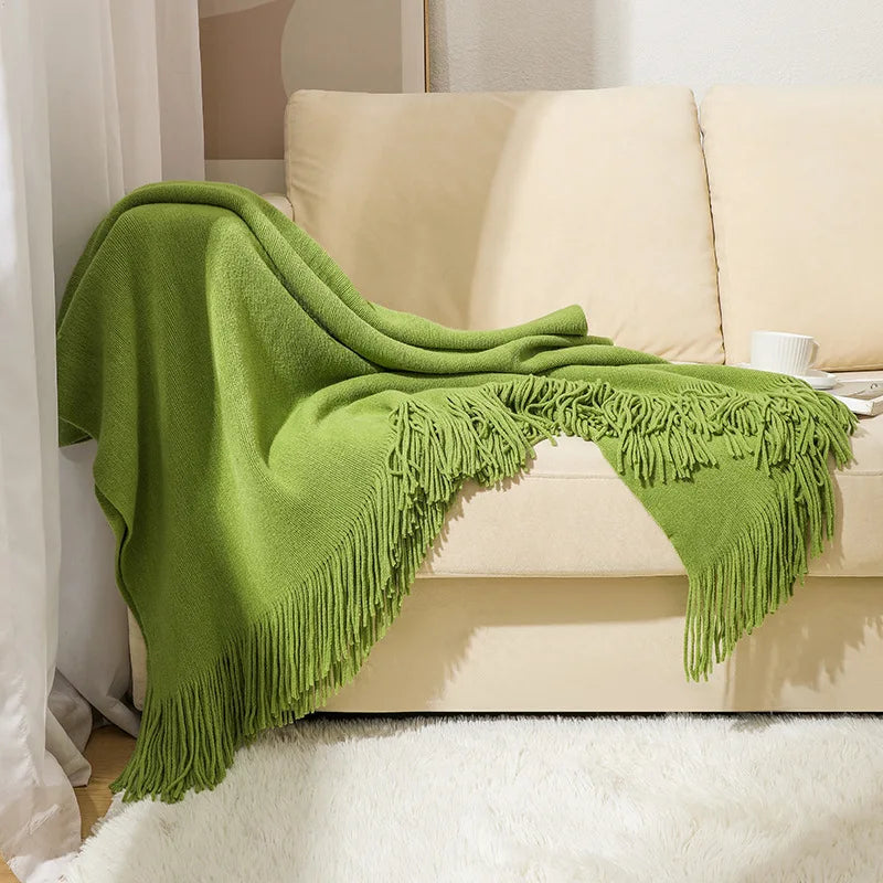 Nordic Wool Sofa Blanket