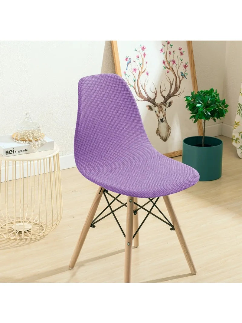 Decobites Waterproof Eames Chair Cover - Stretch Solid Color Seat Case, Removable Office Protector