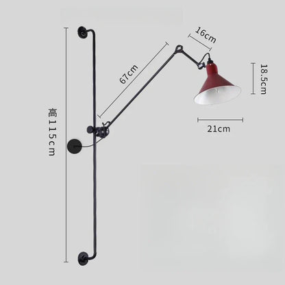 DecorBites™ Adjustable Rotating LED Wall Lamp for Bedroom & Living Room