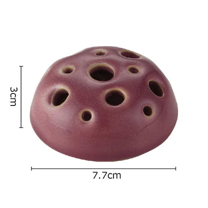 DecorBites™ Lotus Seedpod Ceramic Vase Artificial Flower Pot Modern Desk Decor