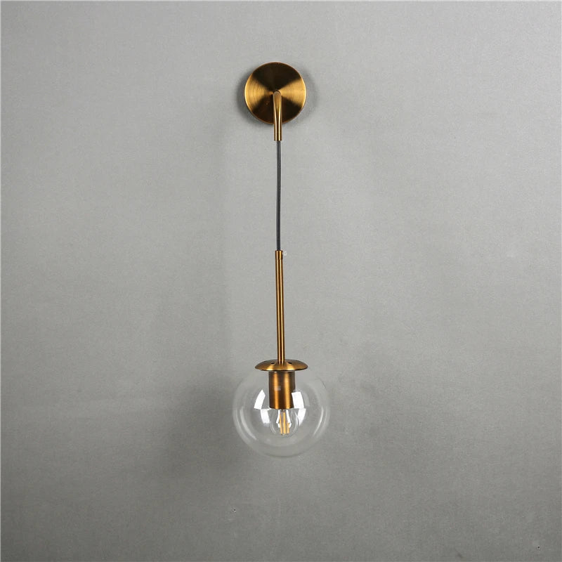 DecorBites™ Glass Ball Wall Lamp - Nordic Retro LED Lighting Fixture