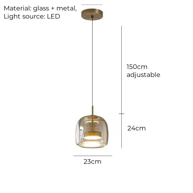 Glass Nordic Pendant Light