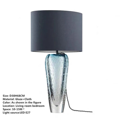 DecorBites™ Glaze Table Lamp: Modern Art LED Desk Light for Home and Hotel