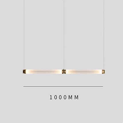 Lámpara de techo colgante LED DecorBites™ Luna de tubo de vidrio para cocina, comedor o escalera