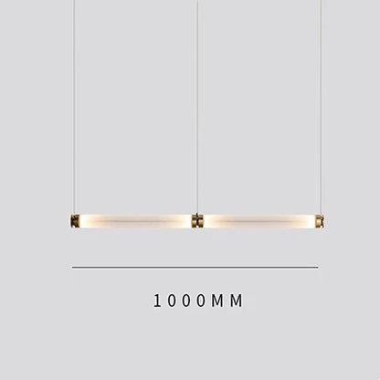 Lámpara de techo colgante LED DecorBites™ Luna de tubo de vidrio para cocina, comedor o escalera