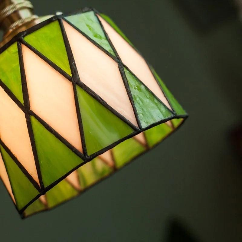 Decorbites™ Grüne Glas-LED-Hängeleuchten Amerikanische Vintage-Hängelampe