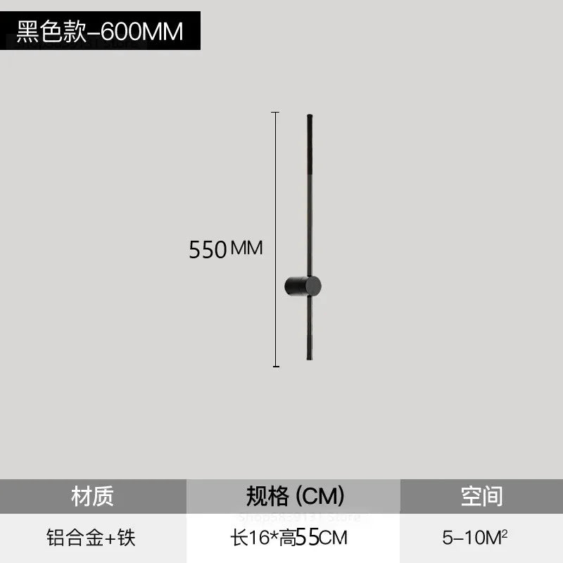 مصابيح الحائط LED من DecorBites™: تصميم عصري على الطراز الشمالي لغرفة المعيشة وغرفة النوم