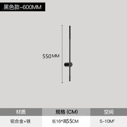 مصابيح الحائط LED من DecorBites™: تصميم عصري على الطراز الشمالي لغرفة المعيشة وغرفة النوم