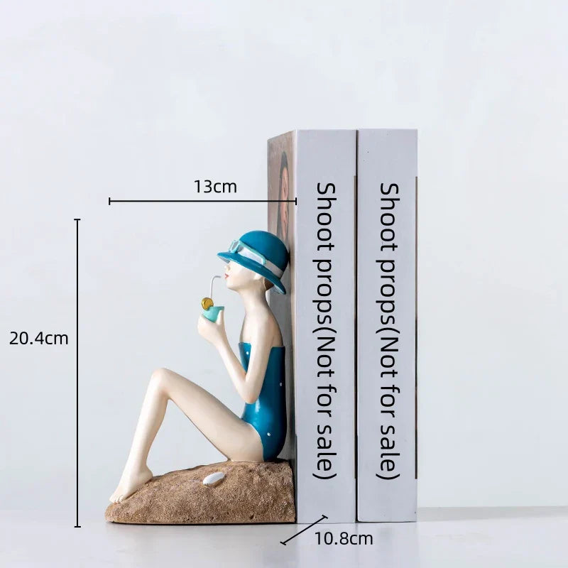 DecorBites™ Cartoon Girls Resin Figure Sculpture for Home Decor