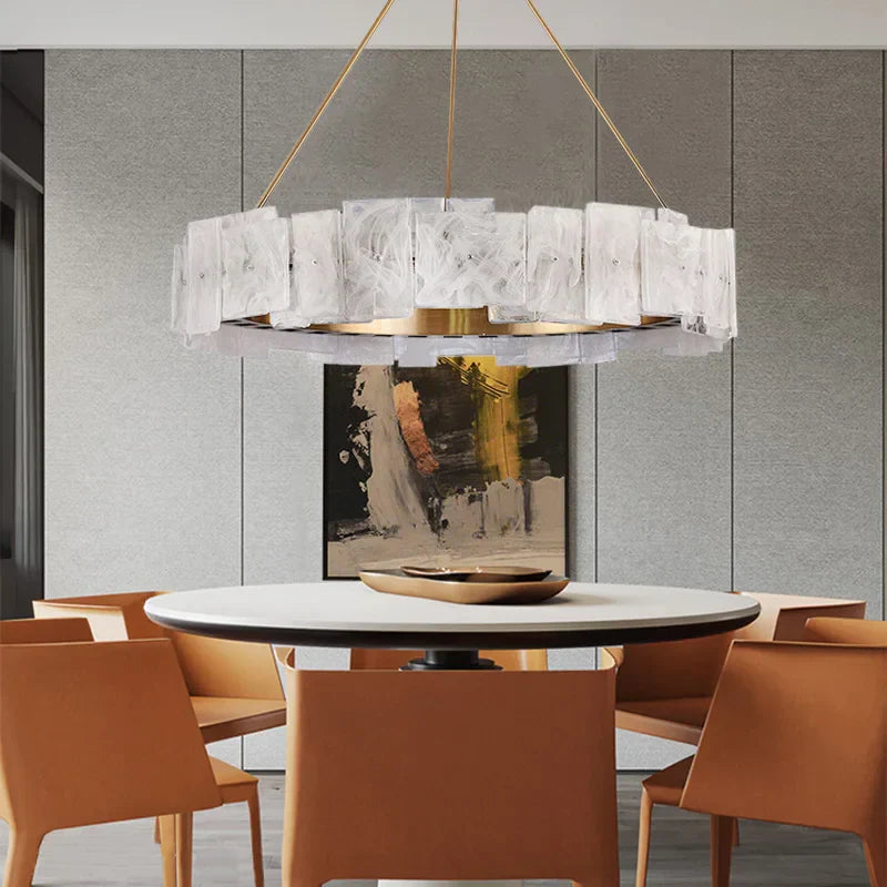 DecorBites™ Cloud Mist Glass Pendant Lights LED Room Decoration Lighting