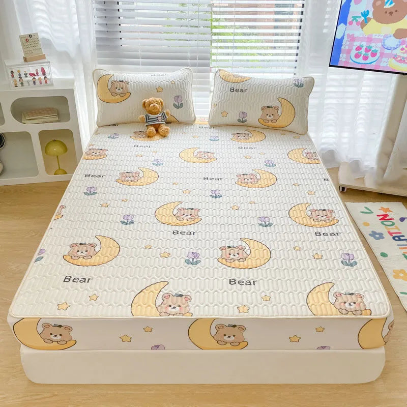 Decorbites™ Latex-Kühlende Matratzenauflage & Bezugsset - Sommer-Kühlung Bettpad