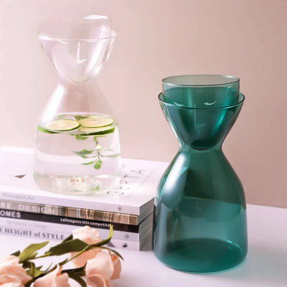 DecorBites™ Glass Tea Infuser Water Bottle Thermos Drinkware Kit