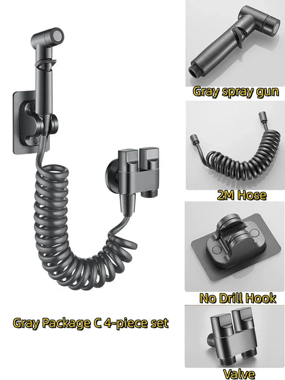 DecorBites™ High Pressure Handheld Bidet Sprayer Set for Bathroom Hygiene and Cleaning