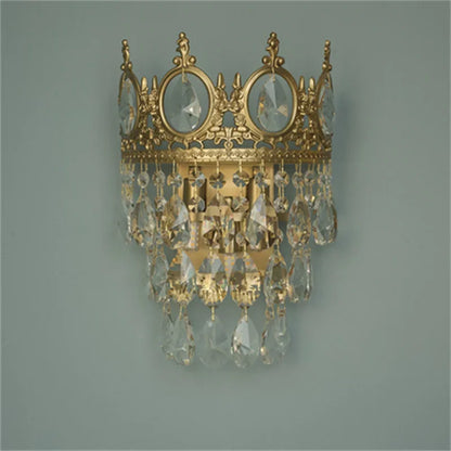 Lámpara colgante LED DecorBites™ Crown Crystal para sala de estar y dormitorio