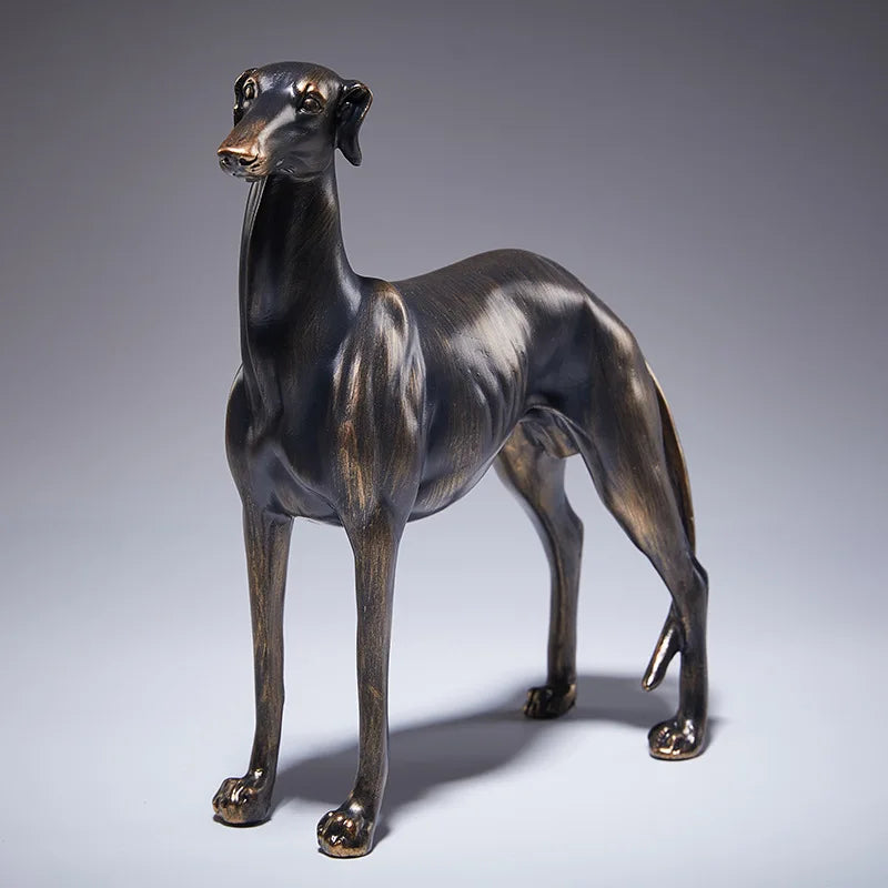 DecorBites™ Greyhound Dog Figurine Resin Home Decor Handicrafts