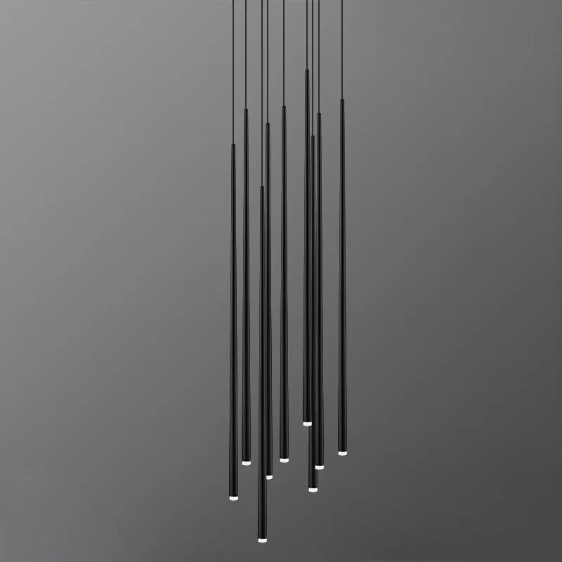 Lámpara de araña cónica DecorBites™ para escaleras, estilo moderno y sencillo, ideal para villas, restaurantes, cocinas, dormitorios y bares.