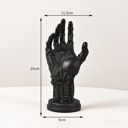 DecorBites™ Cyberpunk Mechanical Arm Desktop Stand - Simulated Robot Hand Sculpture