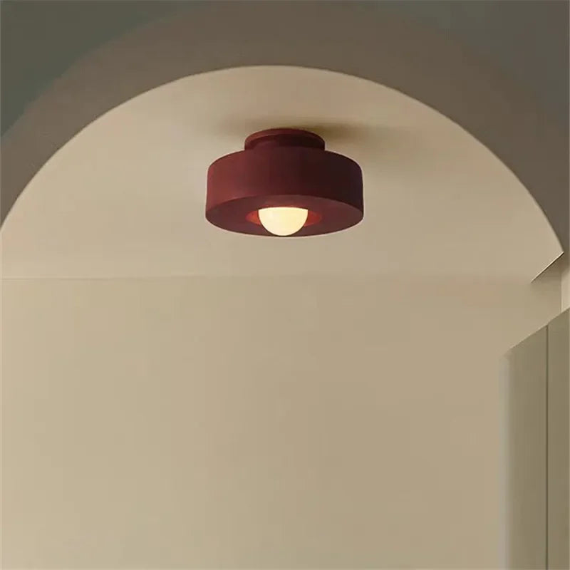 DecorBites™ Led Ceiling Light Macaron Minimalist Small Round Hallway Balcony Bedroom E27