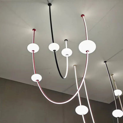 DecorBites™ Colorized LED Dimmable Ceiling Chandelier - 2025 Trend Hanging Lamps