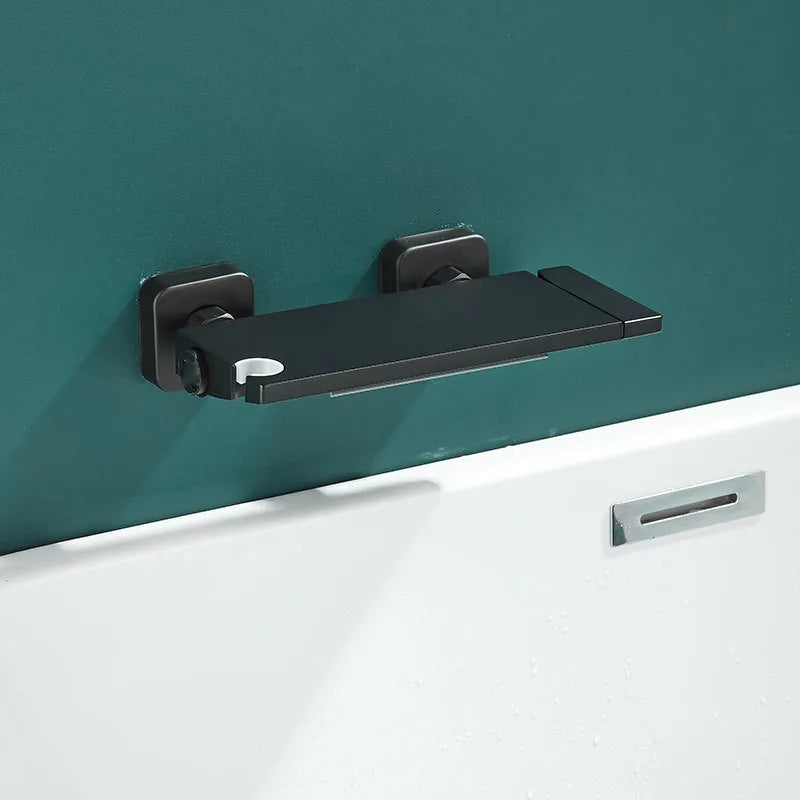 DecorBites™ Gray Wall Mounted Waterfall Faucet Set for Bath and Shower