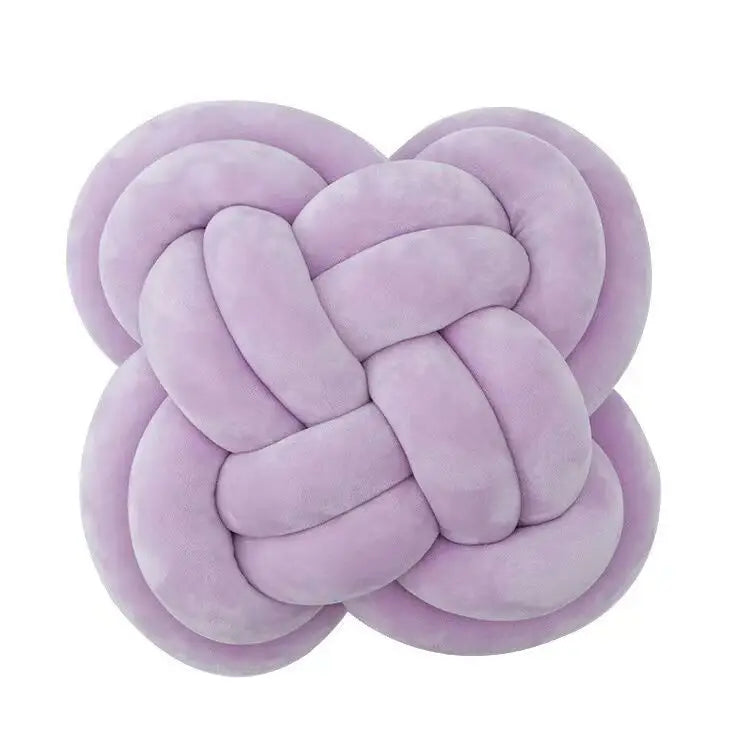 Plush Knot Ball Pillow