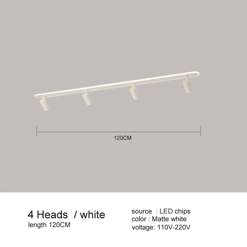 أضواء سقف LED سوداء من DecorBites™ لغرفة المعيشة والمطبخ وديكور غرفة النوم