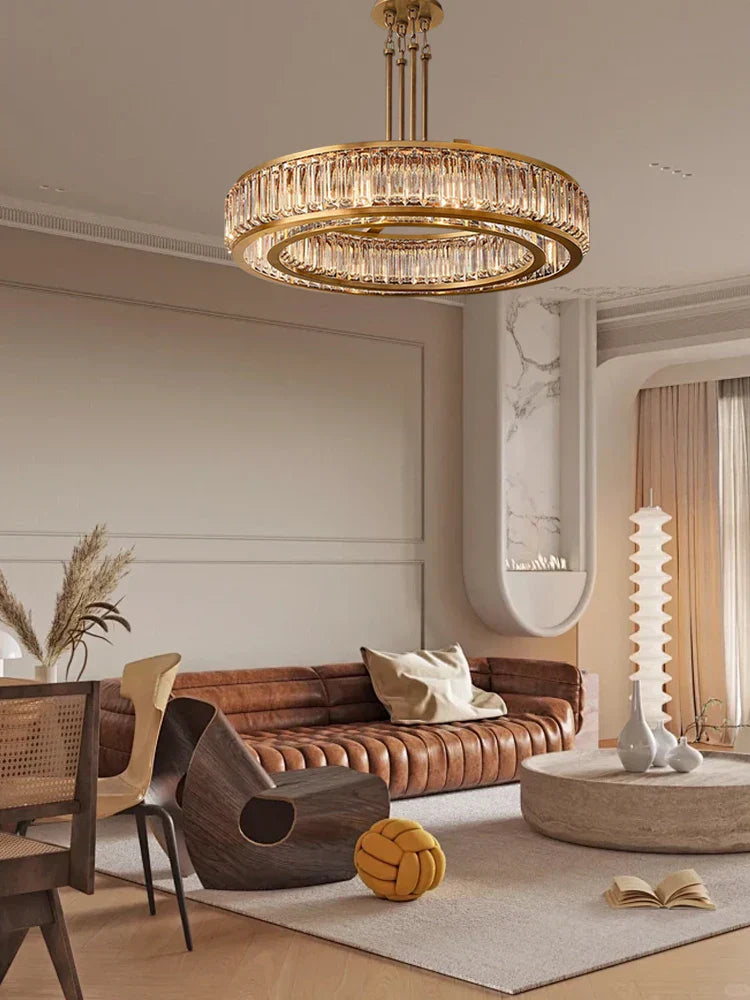 Decorbites™ Gold Kristall Deckenleuchter LED-Leuchten für luxuriöse Heimdekoration
