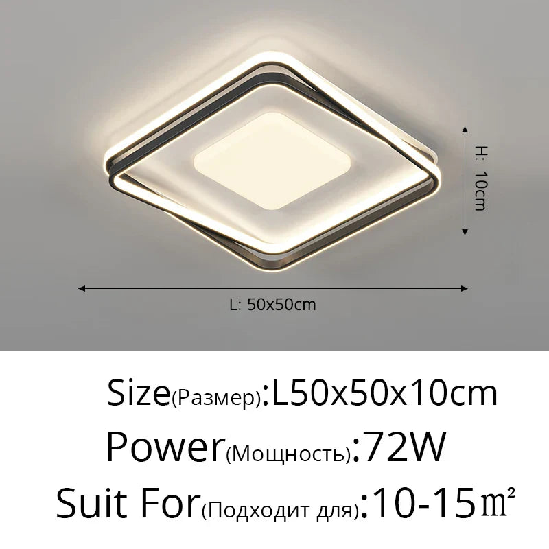 ثريا أكريليك DecorBites™: إضاءة داخلية بسيطة لغرفة المعيشة وغرفة النوم والمطبخ