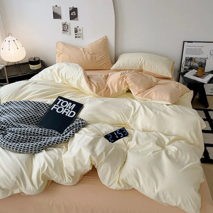 طقم غطاء لحاف قطني من DecorBites™ مع أربطة زاوية