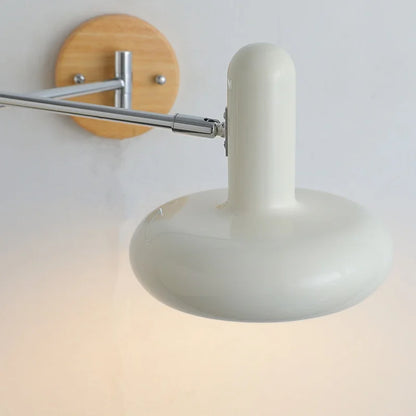 Lámpara de pared LED DecorBites™ de hierro forjado color crema para decoración de dormitorio y sala de estar