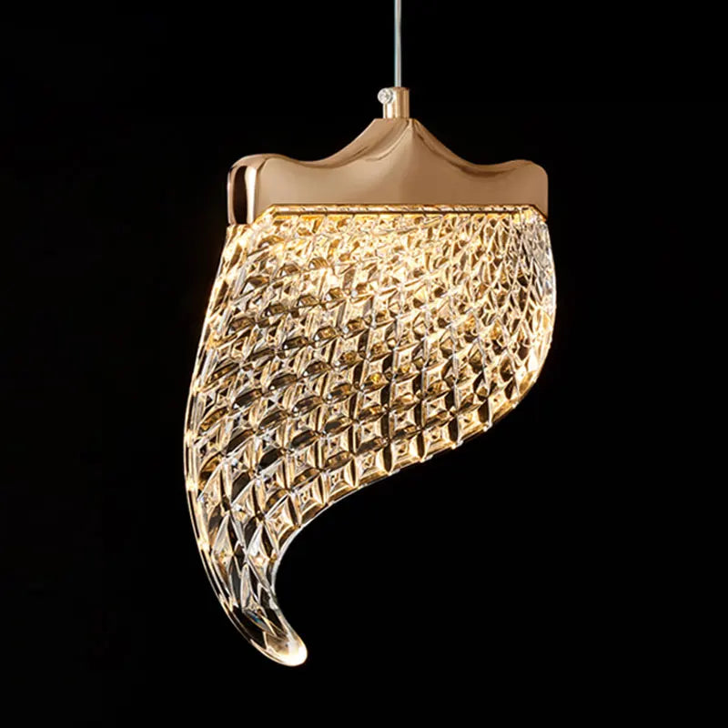 DecorBites™ LED Staircase Chandelier: Modern Loft Lighting Fixture for Living & Dining Room