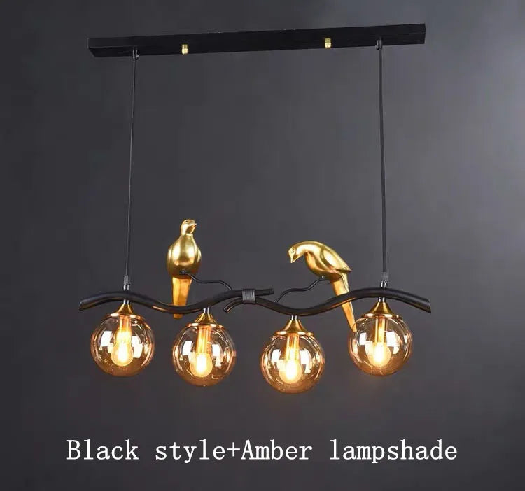 DecorBites™ Glass Pendant Lights for Living Room, Restaurant & Counter, LED Interior Decor Lamps
