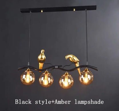 DecorBites™ Glass Pendant Lights for Living Room, Restaurant & Counter, LED Interior Decor Lamps