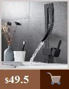DecorBites™ Modern Black Bathroom Sink Faucet