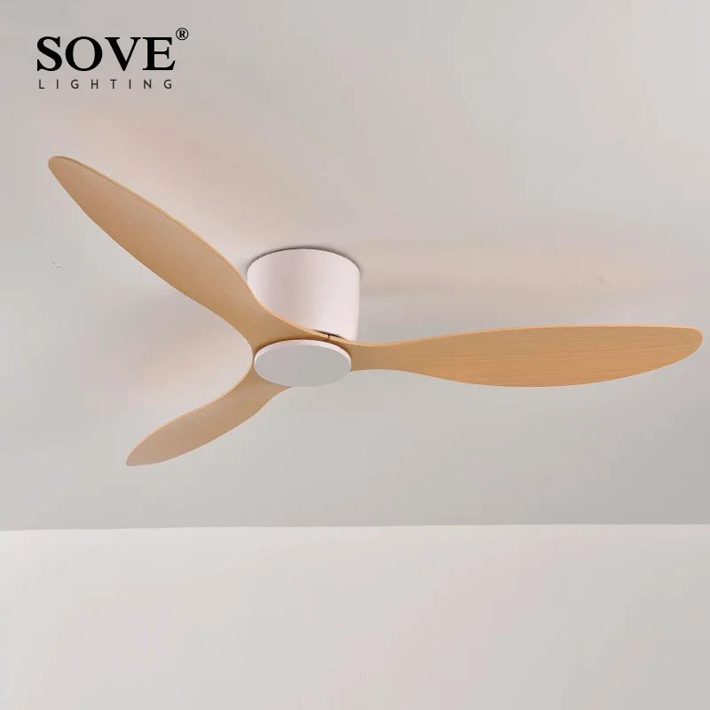 DecorBites™ 6-Speed DC Motor Ceiling Fan Remote Control 17CM Low Floor Loft Decorative Fan